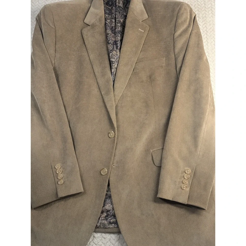 Ralph Lauren Dillard's‎ Corduroy Blazer Sport Coat Jacket Paisley Lined Menswear